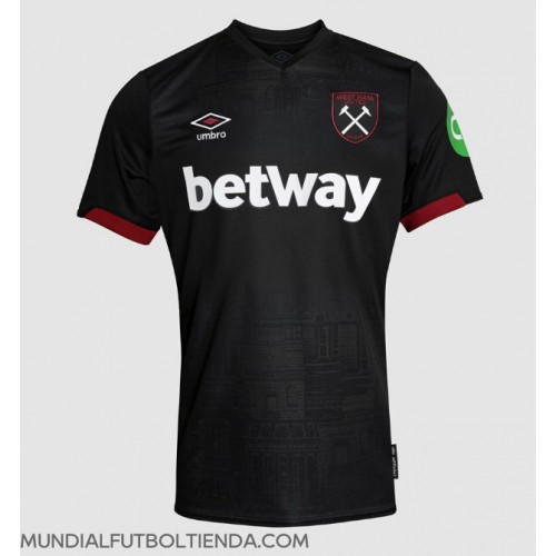 Camiseta West Ham United Segunda Equipación Replica 2024-25 mangas cortas